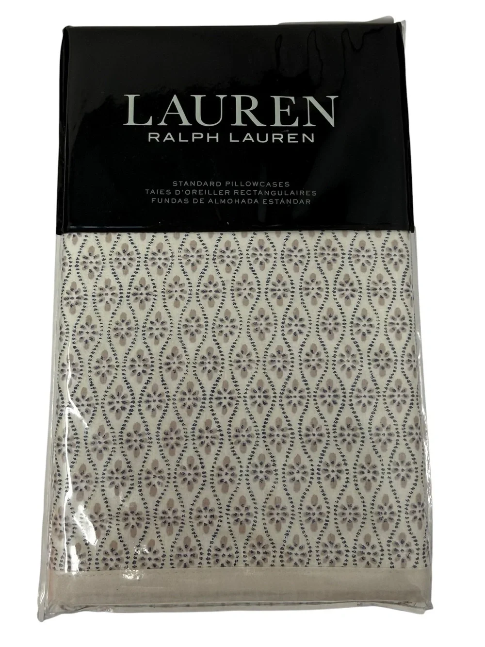 Lauren Ralph Lauren Estella Trellis Pillowcases Standard 100% Cotton NEW